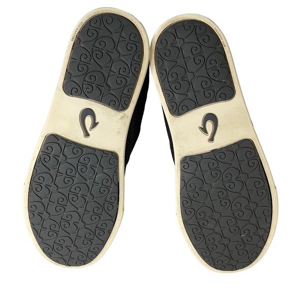 Olukai Pehuea Womens SIZE 9 Slip On Shoes Black Mesh Casual Breathable Comfort - Picture 9 of 10